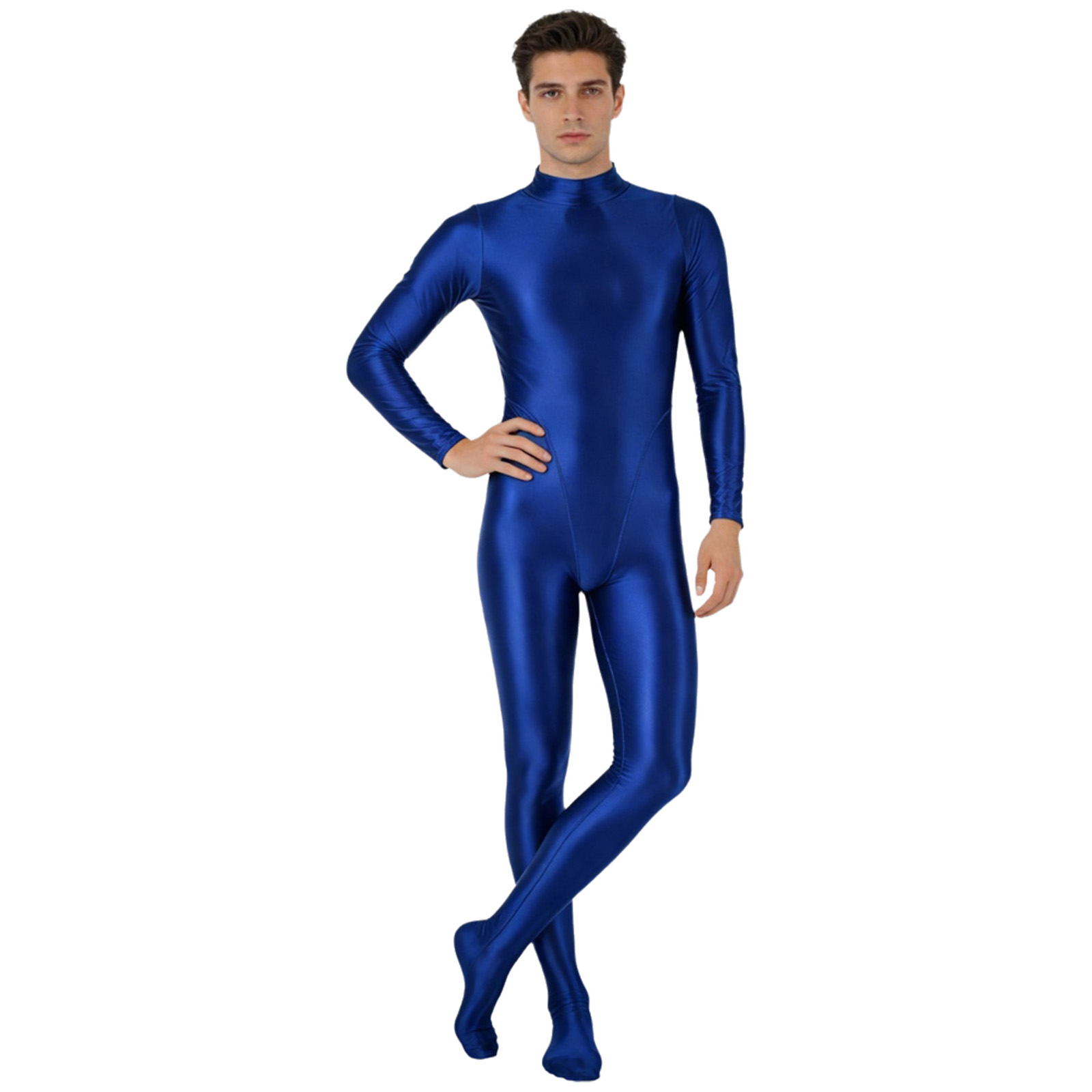 Wetsuit Men - Mens Glossy One Piece Swimsuit Oil