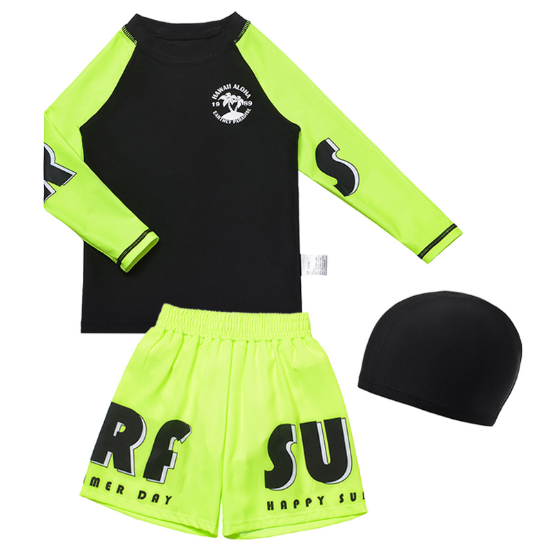 Rash Guard - 3 Piece Set Swimsuit Boys 2026