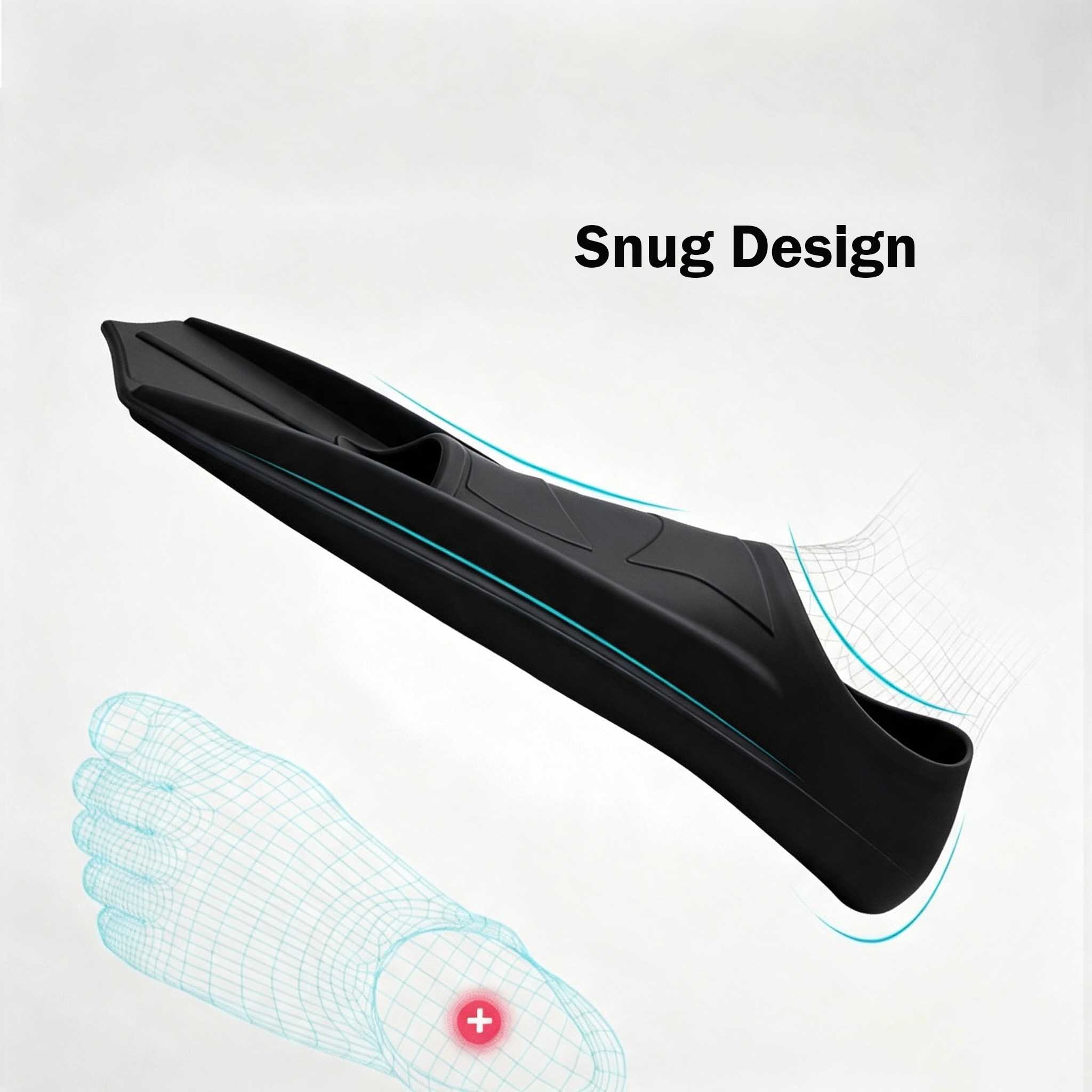 Silicone Swimming Short Flippe - огляд і ціна Swim Fins