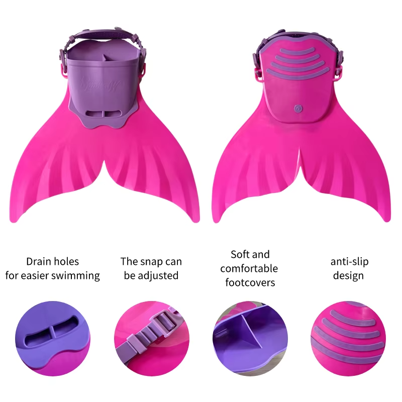 Children Mermaid Fins Two Type - огляд і ціна Flippers Swimming