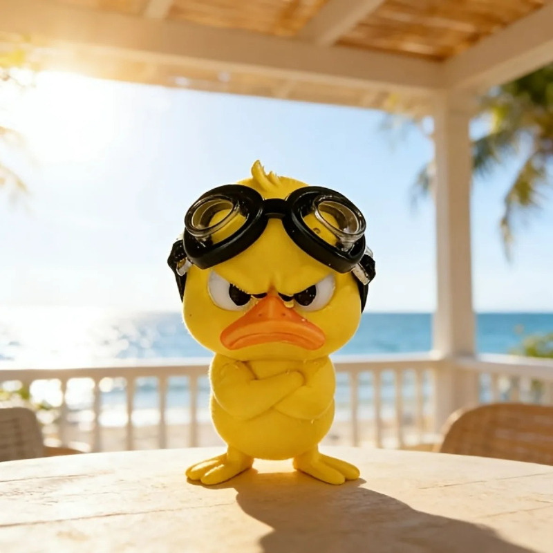 1PC Angry Hug Duck Figurine Wi - огляд і ціна Goggles Swim