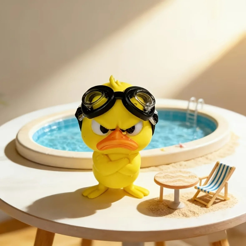 1PC Angry Hug Duck Figurine Wi - огляд і ціна Goggles Swim