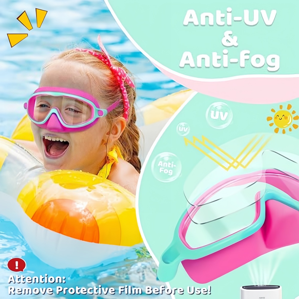 Kids Swim Goggles with Nose Co - огляд і ціна Diving Mask