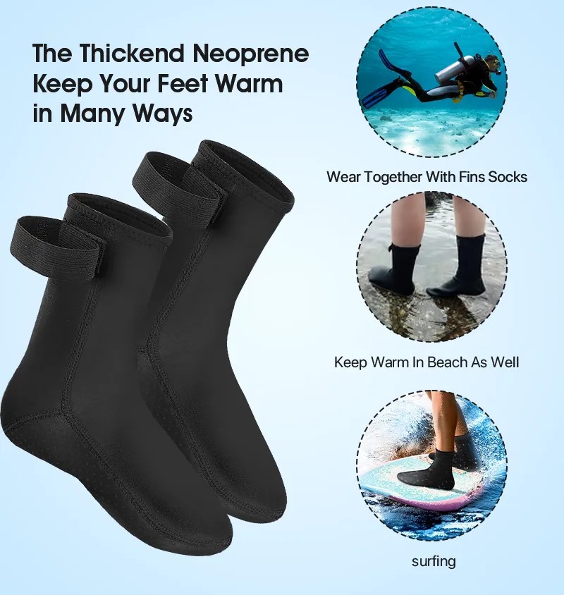5mm Neoprene Diving Socks Wets - огляд і ціна Wetsuit Men